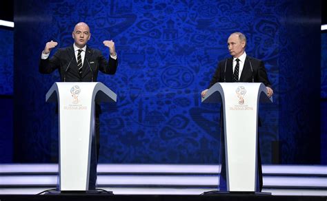 2018 world cup final draw president of russia