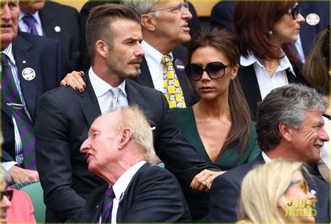 David And Victoria Beckham Wimbledon Royal Box Couple Photo 2684554