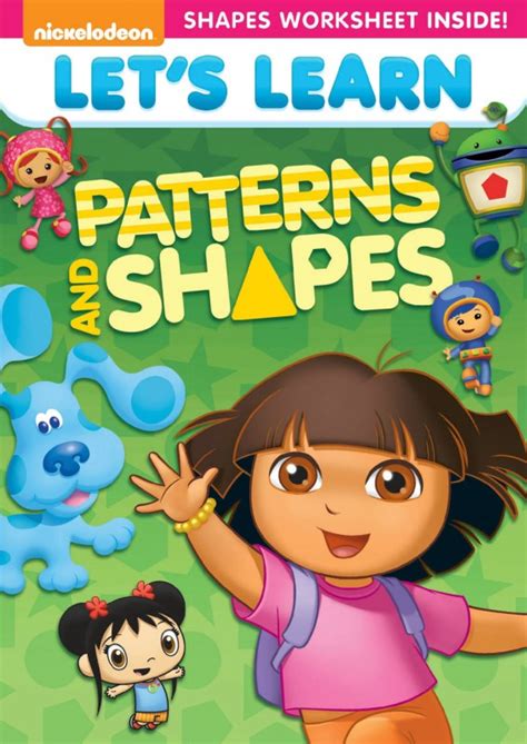 Nickelodeons Lets Learn Patterns And Shapes Dvd