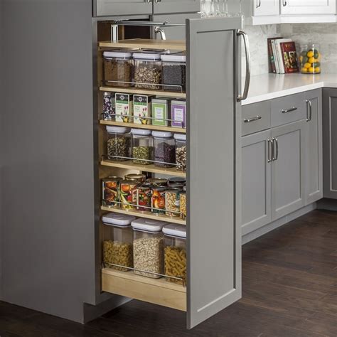 Our pull out sliding shelving and kitchen cabinet accessory store offers top quality pull out shelves are custom made to fit your kitchen, bath room and pantry cabinets rolling slide out shelves that rollout to make your life easier made in the usa pull out shelf at factory direct pricing. Pantry Cabinet With Pull Out Drawers : Cliqstudios Tall ...