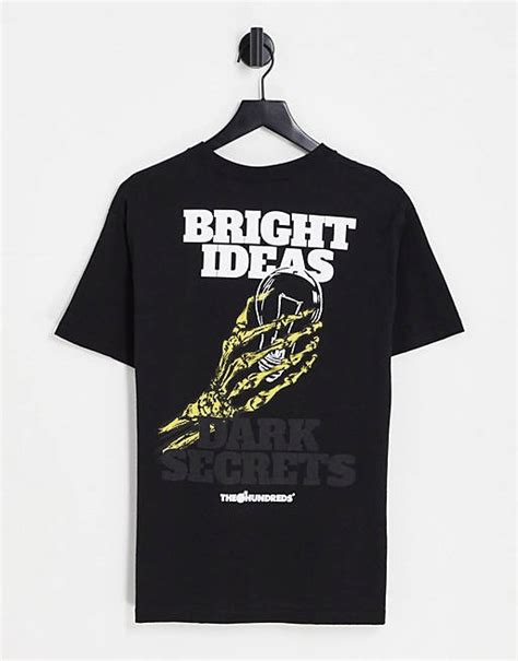 The Hundreds Bright Ideas T Shirt In Black Asos