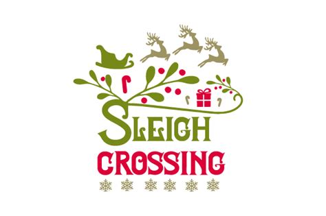 Sleigh Crossing Svg Cut File By Creative Fabrica Crafts · Creative Fabrica