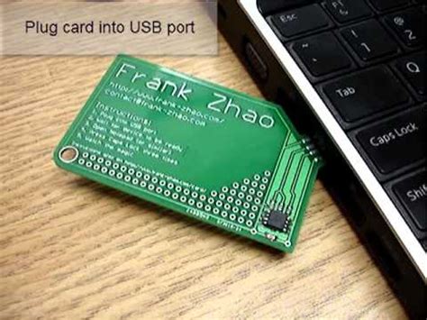 Usb flash drives > usb business cards ; USB Business Card Demo - YouTube