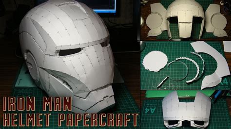 Printable Iron Man Helmet Papercraft Printable Papercrafts Images And