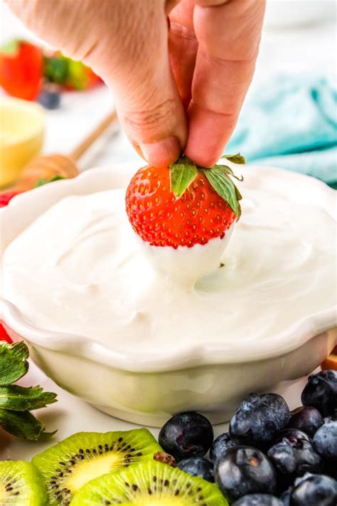 Cream Cheese Fruit Dip Recipe Easy Budget Recipes