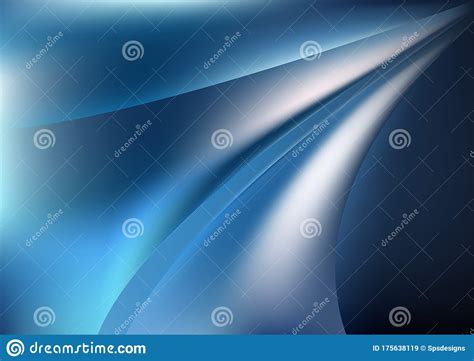 Blue Azure Abstract Background Vector Illustration Design Stock Vector
