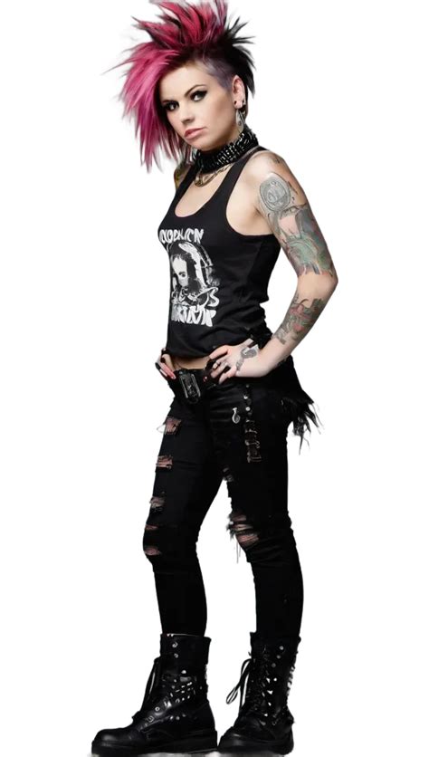 punk rock girl ai generated by joshuaecw21985 on deviantart