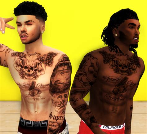 Xxblacksims Tattoos Sims 4 Tattoos Sims 4 Male Cc Sims
