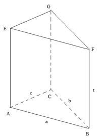 Text of tabel uji segi tiga. prisma