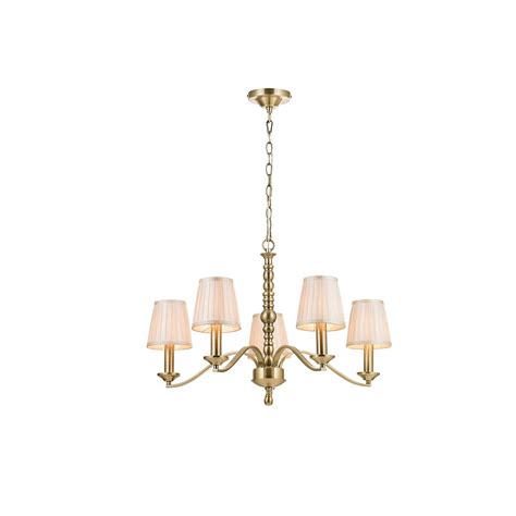 Brass is known for versatility and beauty. 5 Light Fitting in Antique Brass - Ceiling Lights - Cookes ...