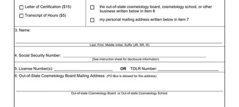 Tdlr Transcripts Request Form Fill Out Printable Pdf Forms Online