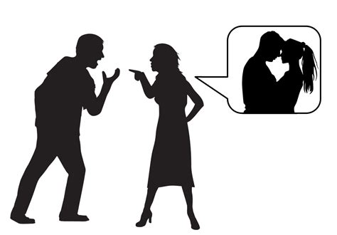Download Jealousy Infidelity Argument Royalty Free Stock Illustration