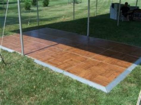 Use plywood for subfloor if ground is not level. Dance Floor & Stage Rentals in Bucks County & Surrounding ...