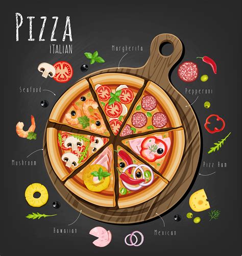 Pizza Poster Background Material Pizza Poster Food Background Image