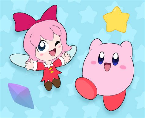 Kirby And Ribbon Starbound Pink Pals By Rotommowtom On Deviantart