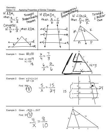 Unit 5 class notes key day classwork homework thursday10 24 unit 4. 30 Geometry Similar Triangles Worksheet - Notutahituq ...