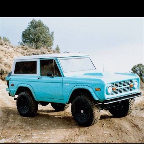 Baby Blue Bronco For The Love Of Ford Pinterest