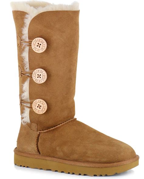 ugg® women s bailey button triplet ii water resistant boots