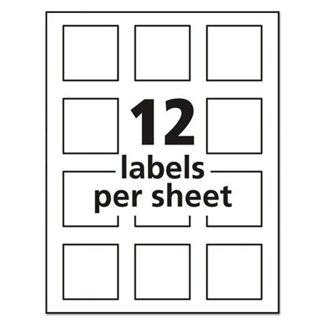 2x2 Label Template Word