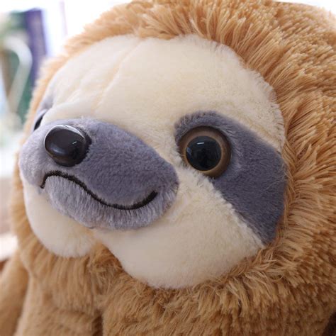 Fluffy Plush Sloth Doll Giant Stuffed Sloth Animal Soft Toys Fmome Toys