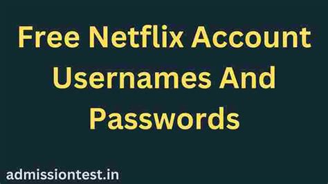 Free Netflix Account Usernames And Passwords 2023 How To Get