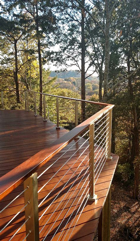Distance between deck railing posts. Cable Deck Railing Highlights - StairSupplies™