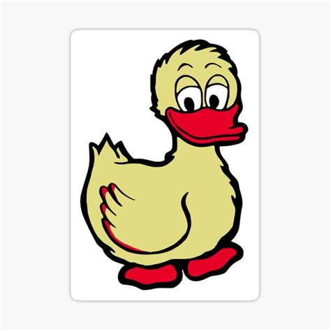 59 P Duck Sticker Sticker For Sale By Gtrhappy Redbubble