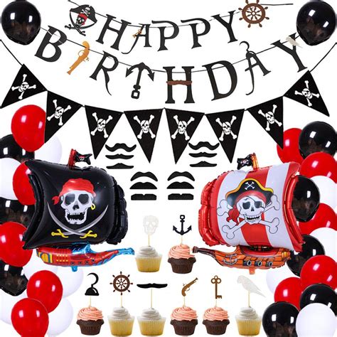 Buy Pirate Birthday Party Decorations For Kids Pirate Theme Party