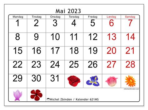 Kalender Mai 2023 621 Michel Zbinden No