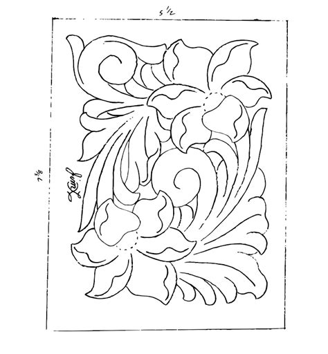 Free Leathercraft Pattern For Arizonaporter Style Carving By Jim
