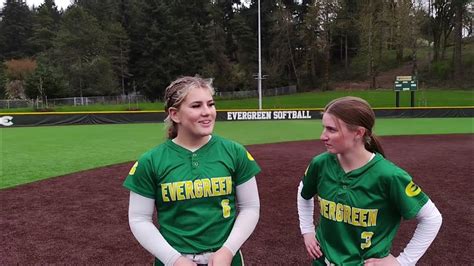 Kadence Burleson And Delaney Bollman Talk About Evergreen Softballs
