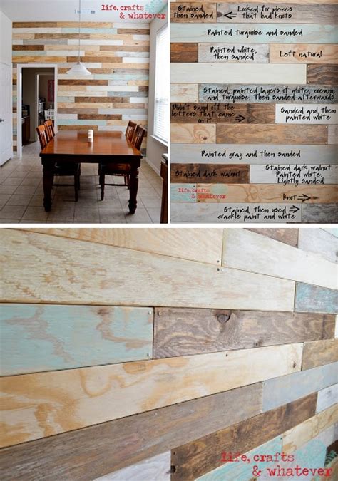 The most common wood accent wall material is wood & nut. Cheap DIY Wood Accent Walls Decor Projects • DIY & Crafts