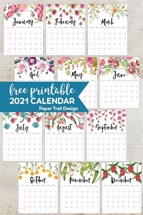 Help them by downloading this calendar today. Free Printable 2021 Floral Calendar in 2020 | 2021 calendar, Craftsman home interiors ...