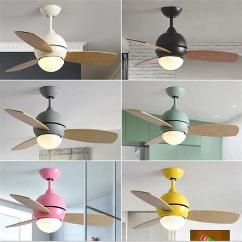 The light is in like manner significant features. Nordic Ceiling Fans With Lights Cooling Modern Low Profile ...
