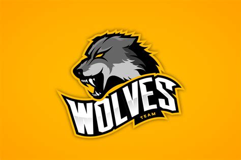 Wolf Mascot Sport Logo Design ~ Illustrations ~ Creative Market