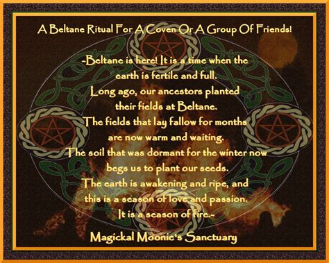 A Beltane Ritual For A Coven Or Group By Patti Wigington Beltane