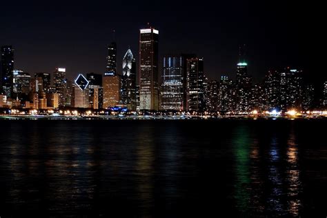 Chicago At Night Wallpapers Top Free Chicago At Night Backgrounds