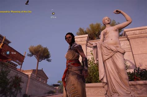 Assassins Creed Origins Guided Tour Mode Covers Up Nude Statues Polygon