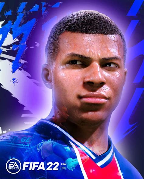 Kylian Mbappe Poster Ft Fifa 22 Ea Sports Fifa Kylian Mbappé Fifa