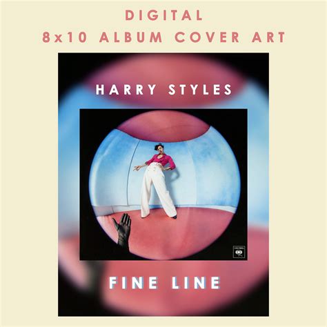 Harry Styles Fine Line 2019 Digital Album Cover Art Etsy