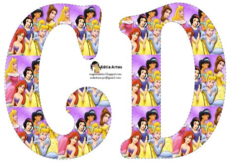 Alfabeto Bellas Princesas Disney Oh My Alfabetos En 2020 Con