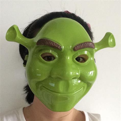 Cheap Cosplay Shrek Mask Cute Halloween Party Masks Full Face Cartoon