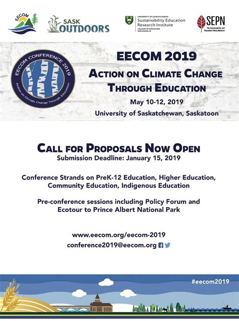 Eecom 2019 Call For Proposals Now Open