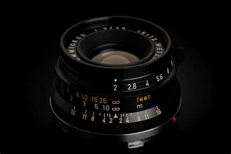 F22cameras Leica Summicron M 35mm F 2 Ver 1 8 Element Black 2313488