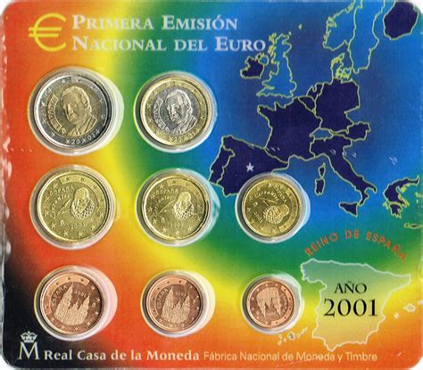 Espagne Série Euro 2001 Pieces Eurotv Le Catalogue En Ligne Des