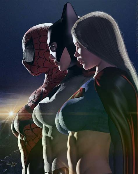 Spider Girl Batgirl Supergirl Superheroes 3 Pinterest
