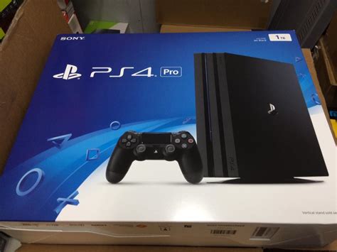 New Images Showing Playstation 4 Pro Retail Box Emerge Online Console