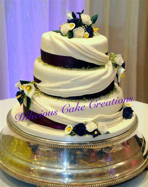 My First Wedding Cake Puts Traditional 3 Tiers With Sugar Roses And