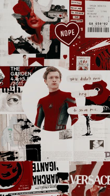 A wallpaper only purpose is for you to appreciate it, you can change it to fit your taste, your mood or even your goals. tom holland collage lockscreens | Tumblr