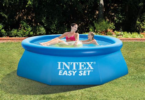 Intex 8ft X 30in Easy Set Inflatable Above Ground Summer